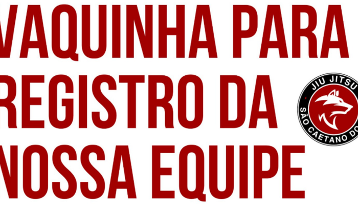 VAQUINHA DE REGISTRO DA EQUIPE