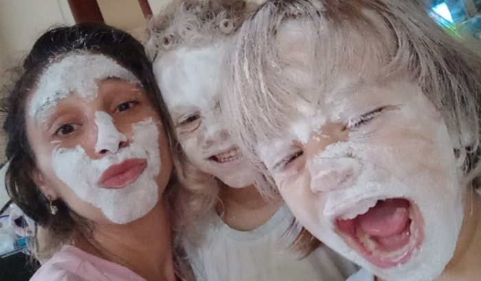 Comprar mantimentos para meus filhos