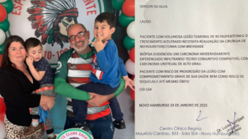 Ajude Gerson contra o câncer