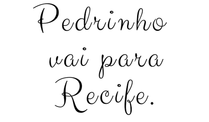 Cirurgia do Pedro