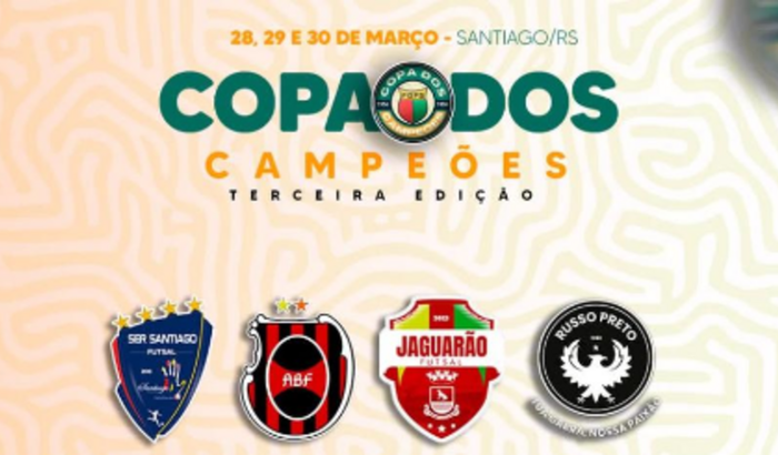 Jaguarão Futsal na copa dos campeões