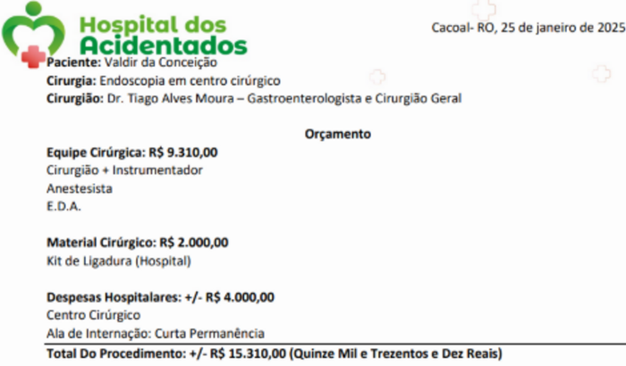 Exame Endoscopia Terapêutica Valdir Conceição