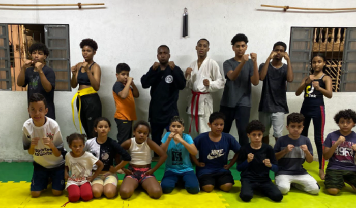 Exame e troca de faixa de meus alunos 