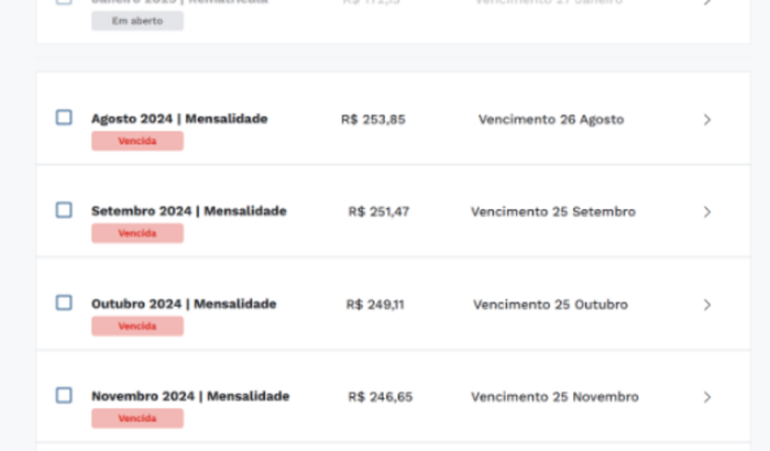 Contínua estudando - ultimo semestre