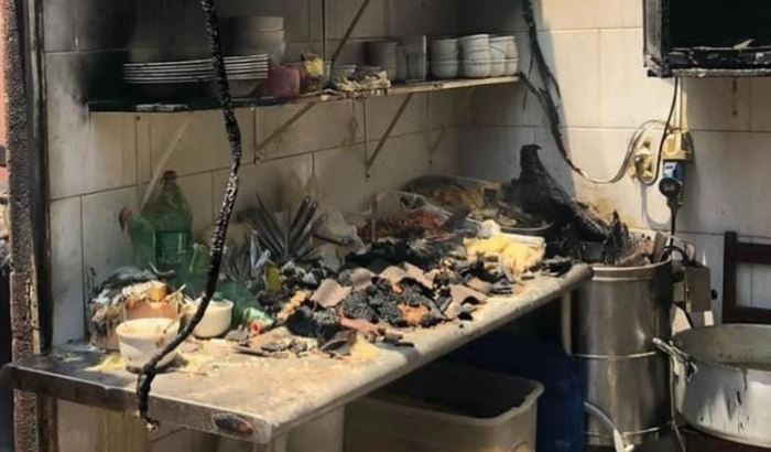 Reforma restaurantes pagou fogo