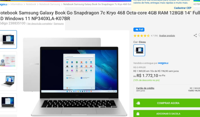 Vaquinha Notbook para os estudos