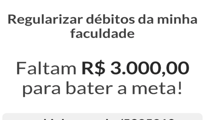 Regularizar débitos da minha faculdade
