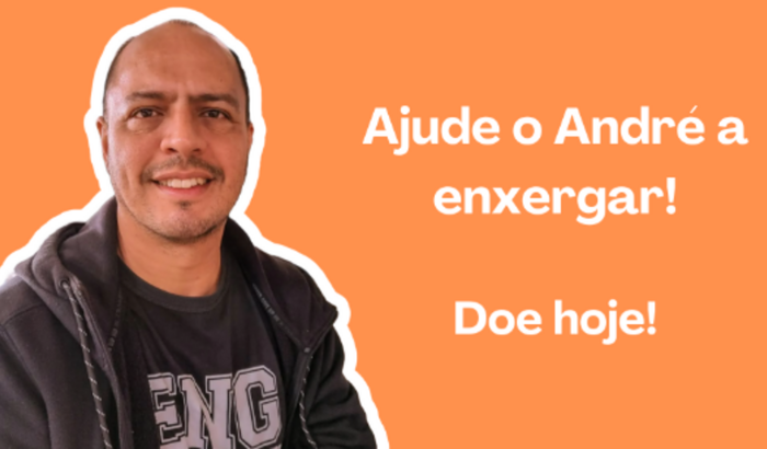 Ajude o André a voltar a enxergar e estudar!