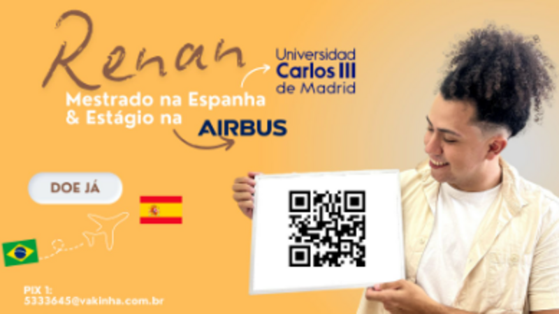 Me ajude a Decolar: Mestrado na UC3M e estágio Airbus