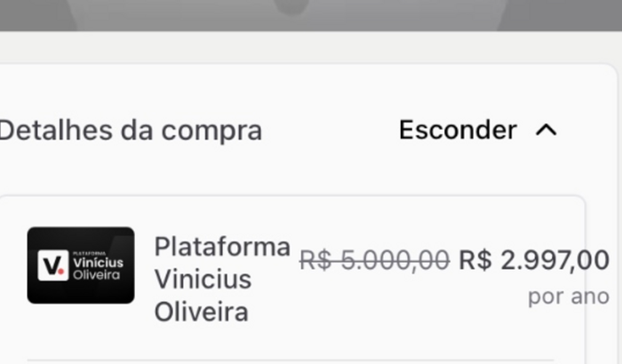 Preciso comprar um cursinho on-line para realizar meu sonho.