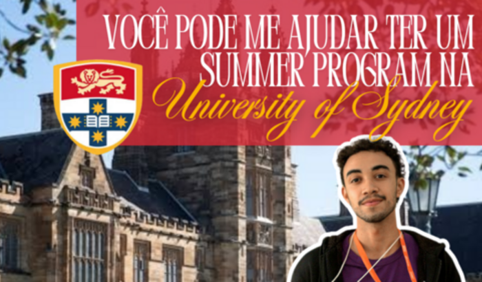 Me ajude no meu summer program em Sydney 🇦🇺