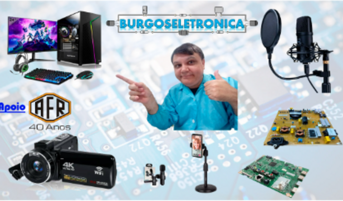 Melhorias Técnicas para Aulas, Vídeos e Cursos da Burgoseletronica