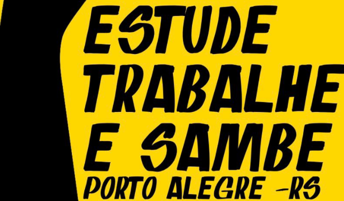 FOMENTO CULTURAL, Ajude o Estude, Trabalhe e Sambe