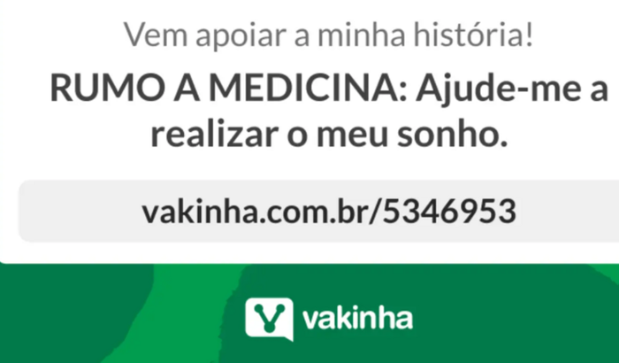 RUMO A MEDICINA: Ajude-me a realizar o meu sonho.