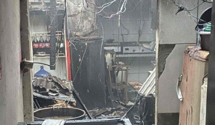 Incêndio Churras gourmet do juninho