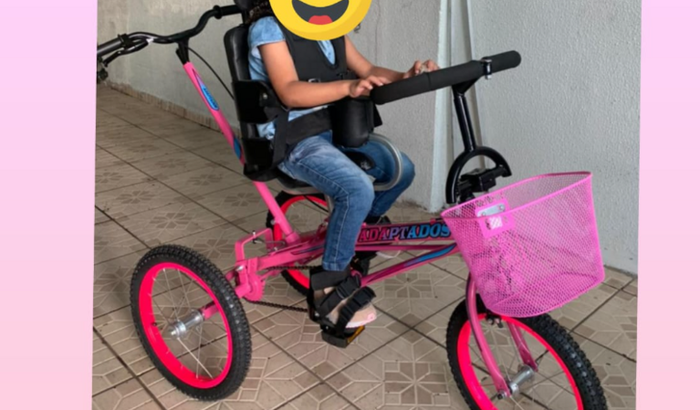 Bicicleta Adaptada Da Gatinha!