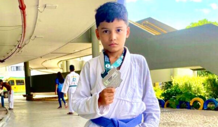 Pedrinho Atleta no Campeonato Brasileiro de Judô