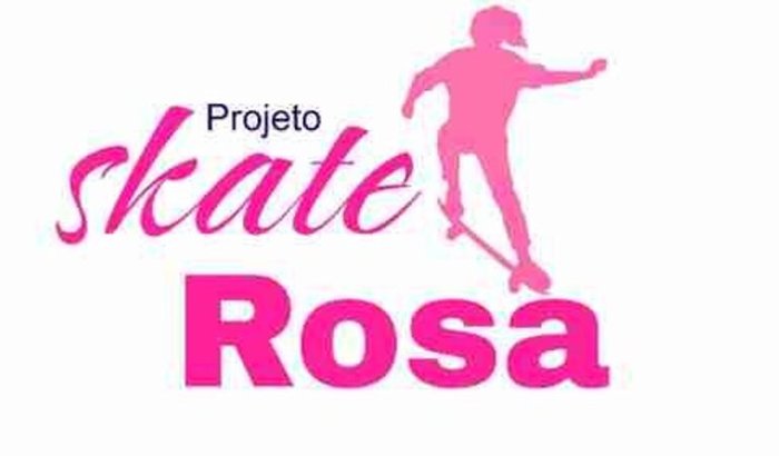 Projeto social skate rosa
