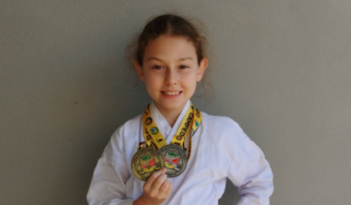 Ana Clara no Brasileirão de Karatê 2025