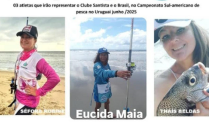 🎣 Ajuda de custo para 03 atletas que irão representar o Clube Santista e o Brasil, no Campeonato Sul-americano