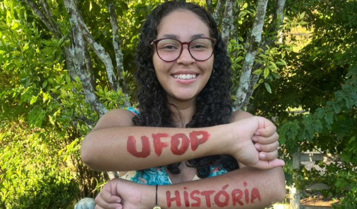 Jéssica na UFOP