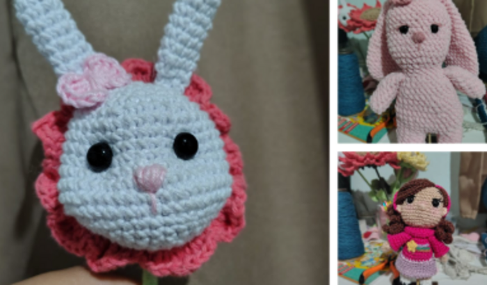 Me ajude a criar peças de arte em crochê