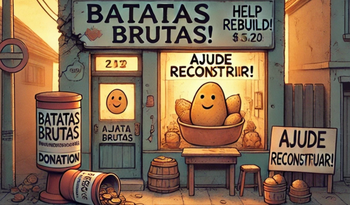 Ajude a Batatas Brutas a Recomeçar