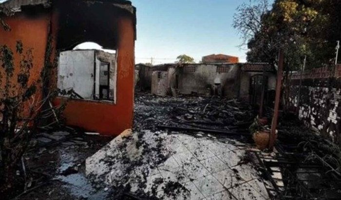 Ajuda após incêndio 