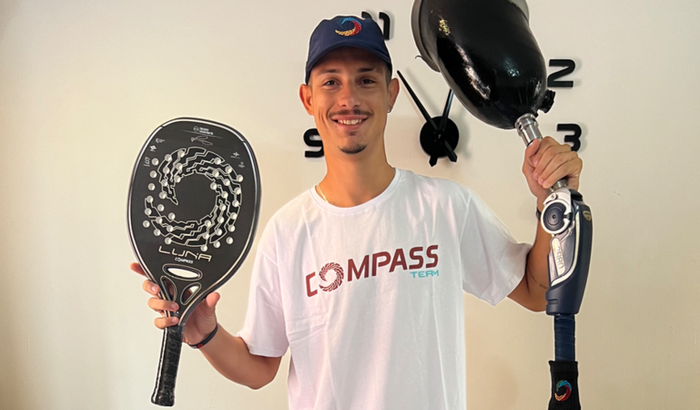 Prótese nova pro GuiMaia