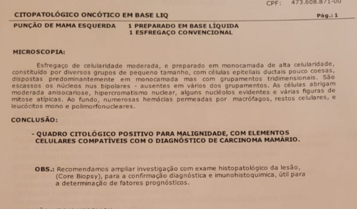 AJUDA PARA TRATAMENTO DE CÂNCER 