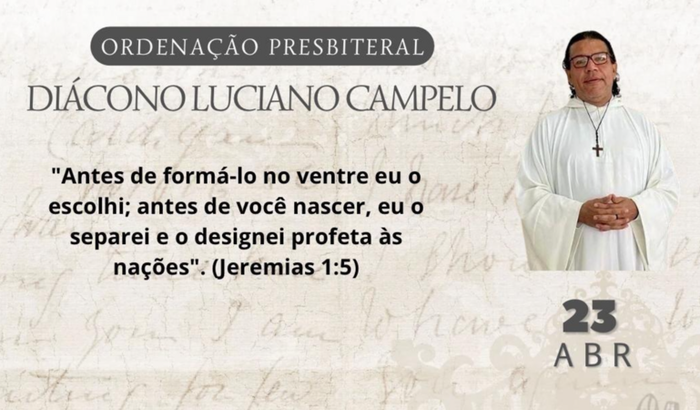 AÇÃO SOLIDÁRIA pró Ordenação Sacerdotal do Diácono Luciano 