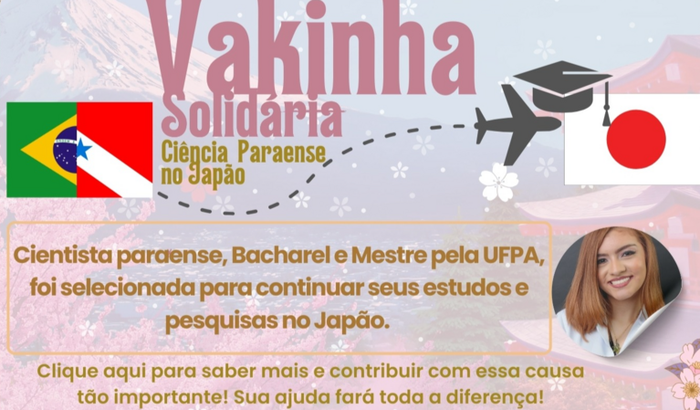 Ajude uma Paraense a fazer Ciência no Japão