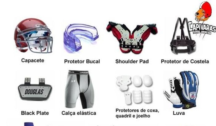 Ajuda para comprar os matérias do Futebol Americano! 