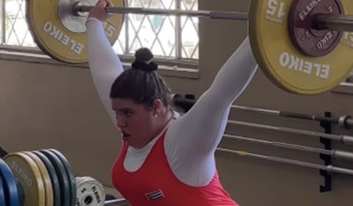 Material escolar - atleta cubana