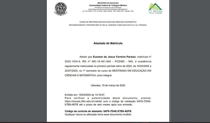 Mestrado em Educação