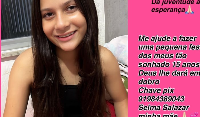 Ajuda a minha filha a fazer uma festinha dos 15 anos dela 