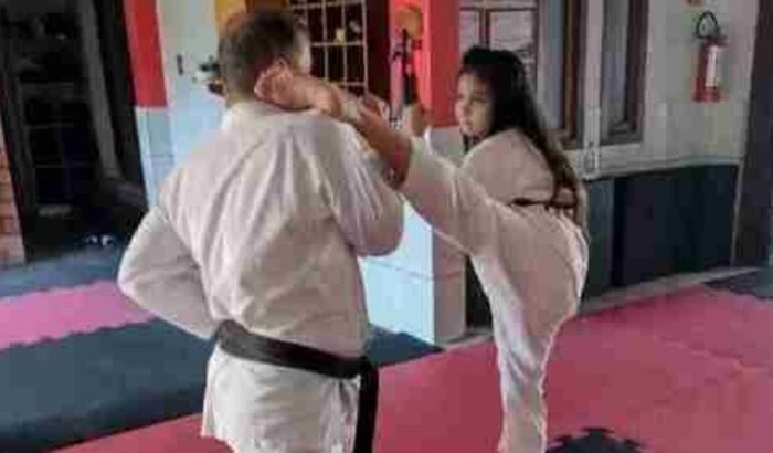 Campeonato Brasileiro de Karatê -São Paulo- Júlia S Ferreira 