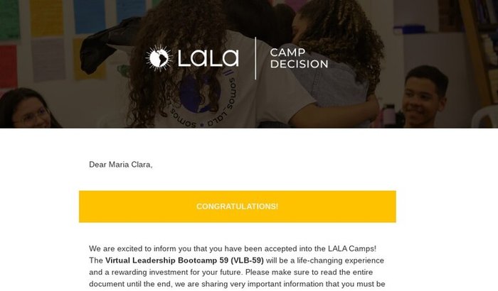 LALA: Apoie meu Sonho de Liderança Latino-Americana
