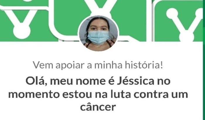 Estou na luta contra o câncer 