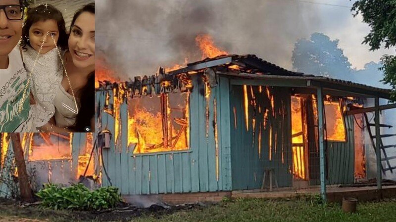 Ajuda para família reconstruir a vida pós incêndio 