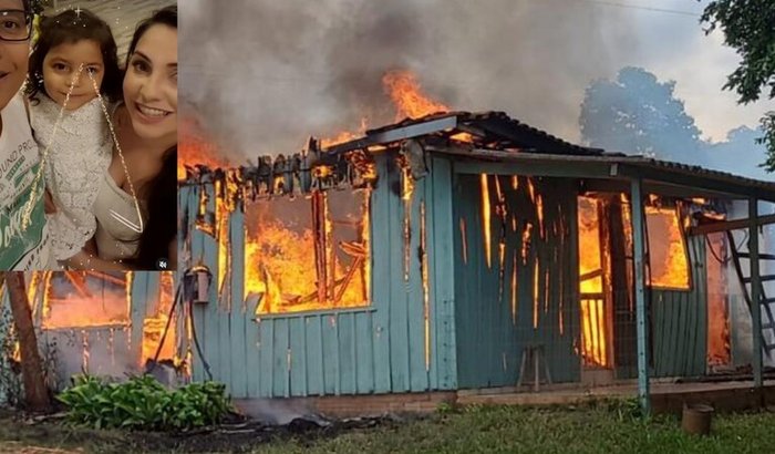 Ajuda para família reconstruir a vida pós incêndio 