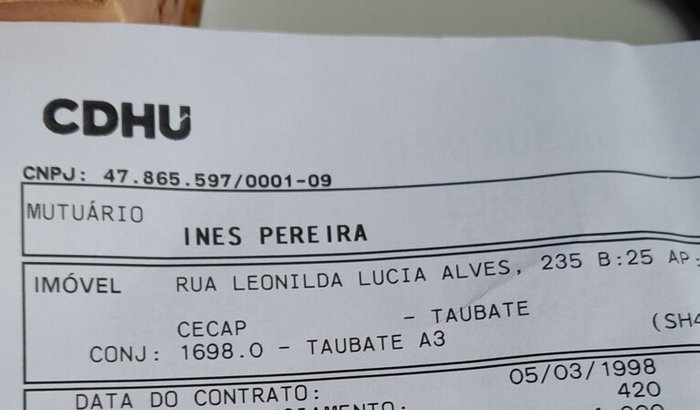 Ajuda pra pagar prestações do apto atrasadas(cdhu)