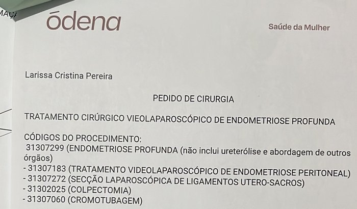 Me ajude a vencer a endometriose 