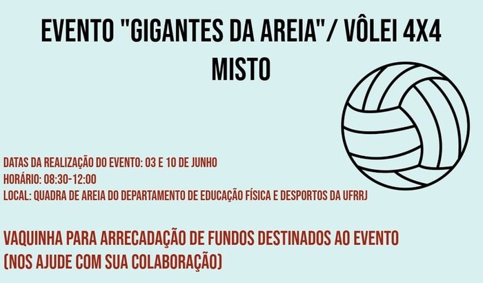 Evento "Gigantes de Areia" - UFRRJ