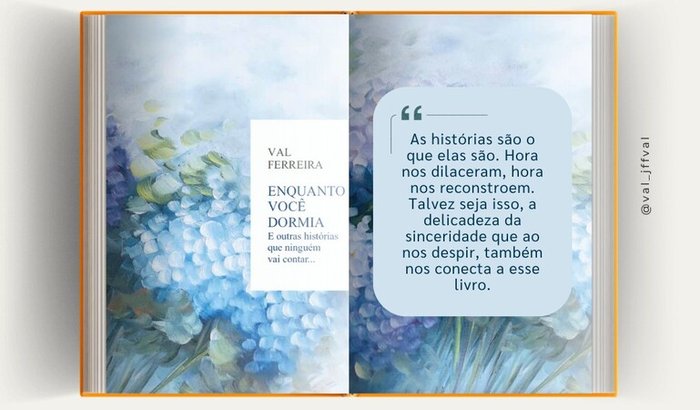2ª edição do livro 'Enquanto você dormia'