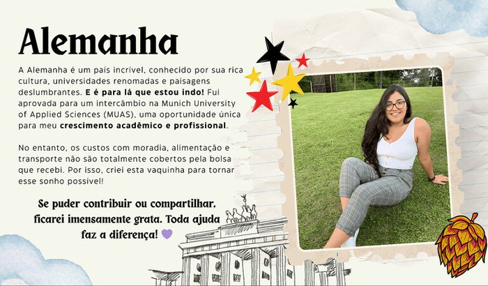 De BH para Munique: Ajude a Realizar Meu Sonho de Intercâmbio!