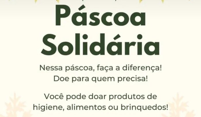 Páscoa Solidária 