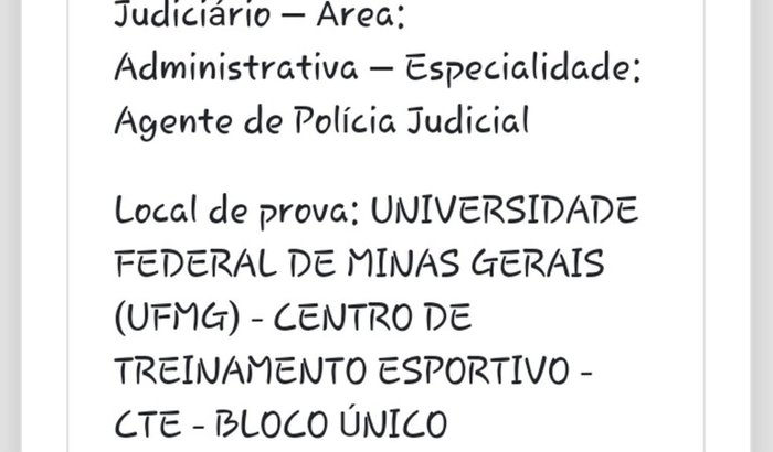 Comprar uma passagem pra fazer o TAF do TRF 6 em Minas Gerais