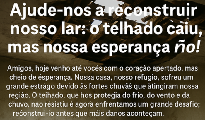 Telhado novo 