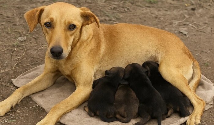Ajude a Luna e seus filhotes 